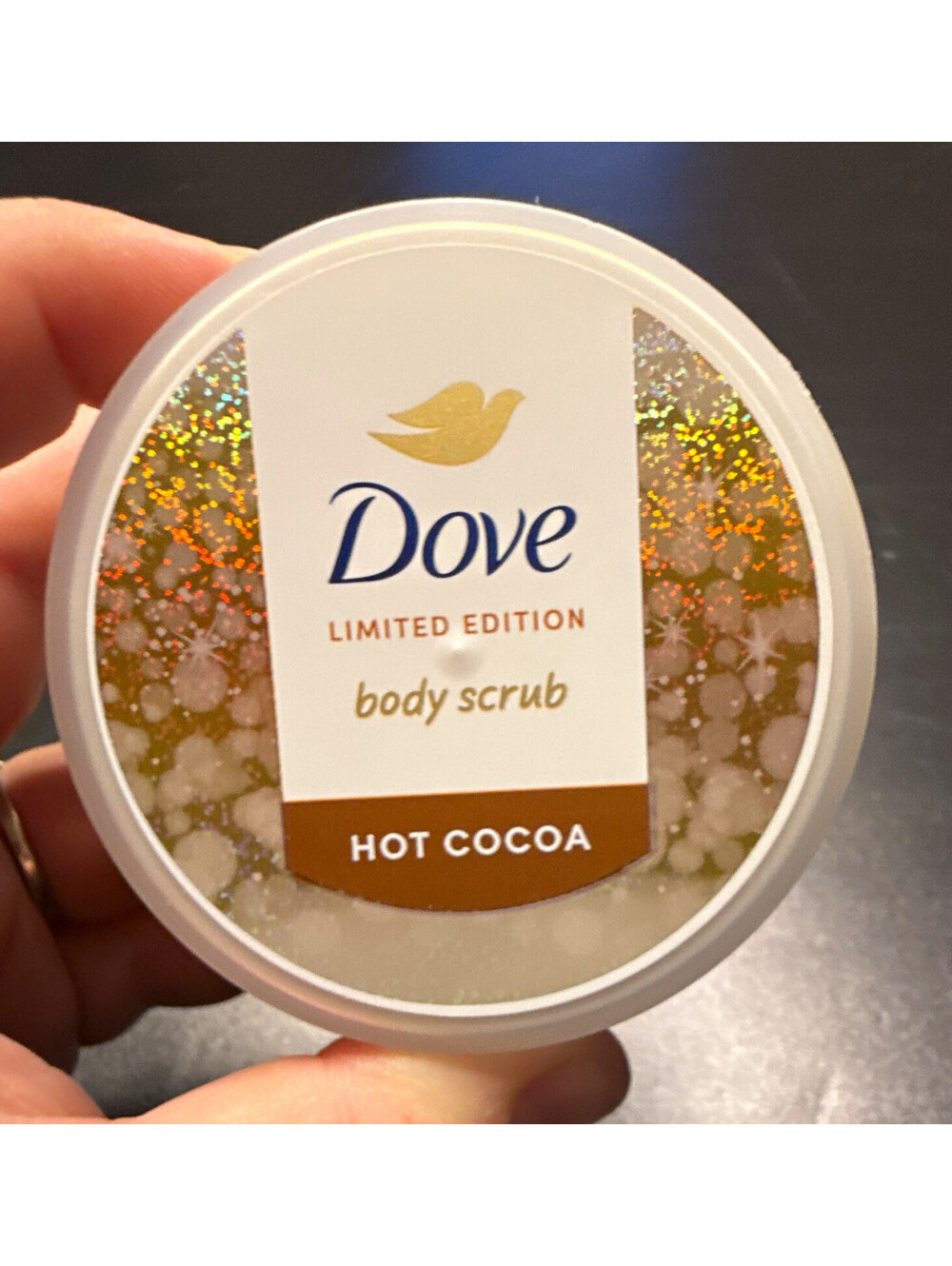 Dove Limited Edition Hot Cocoa Body Scrub 3.5 oz Travel Size Vegan